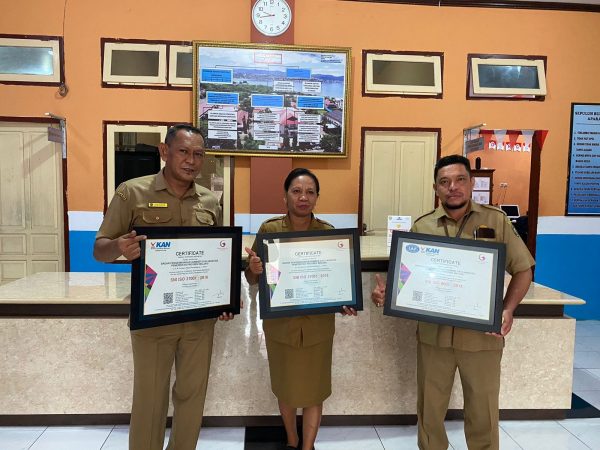 BPSDM Provinsi Maluku berhasil mempertahankan Sertifikat SNI ISO 9001:2015 (Manajemen Mutu), 37001:2016 (Anti Penyuapan), dan 21001:2018 (Organisasi Pendidikan)